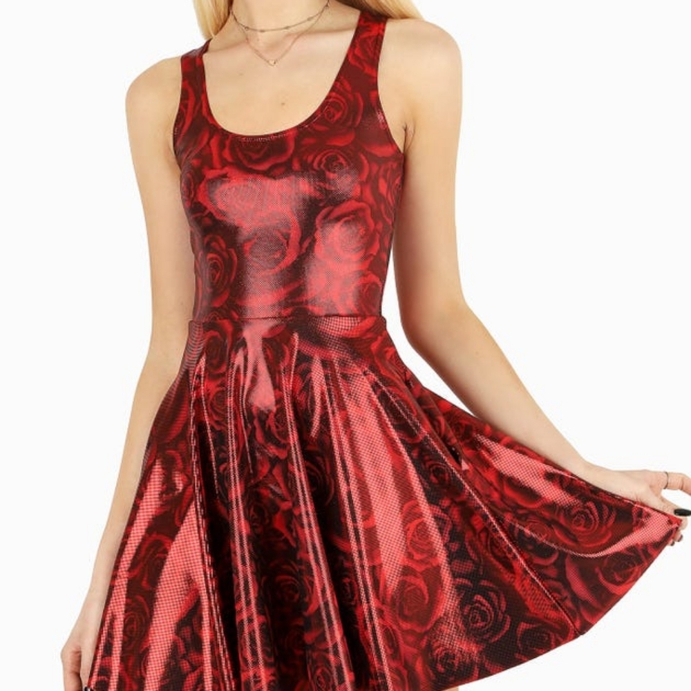 NWT Blackmilk Disco Rose skater dress XL